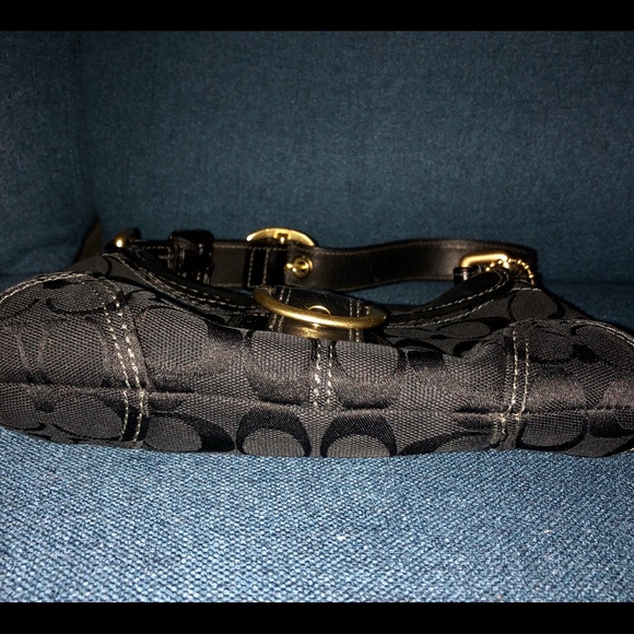 Coach small hand bag black - Picture 3 of 4